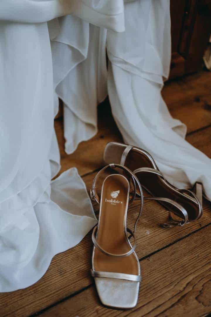 Chaussures de la mariée